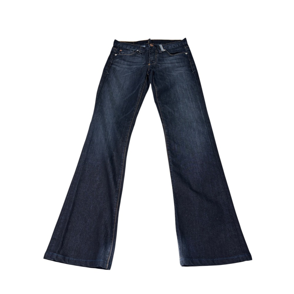 AX Armani Exchange Women Dark Wash Bootcut Indigo Jeans 2 W30 L32 Made USA
